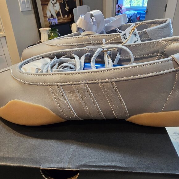 Adidas Taekwondo Mei Ballet Silver Metallic Gum Women's Size 6 JR7032 NEW SHOES - Picture 1 of 15